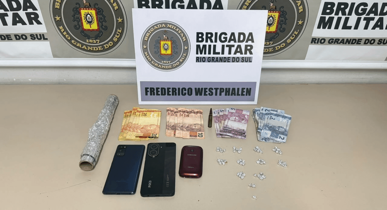 Jovem é preso em Frederico Westphalen por tráfico de drogas 