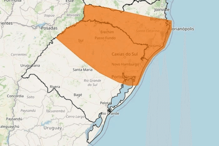 Previsão de temporais e chuva intensa coloca região em alerta