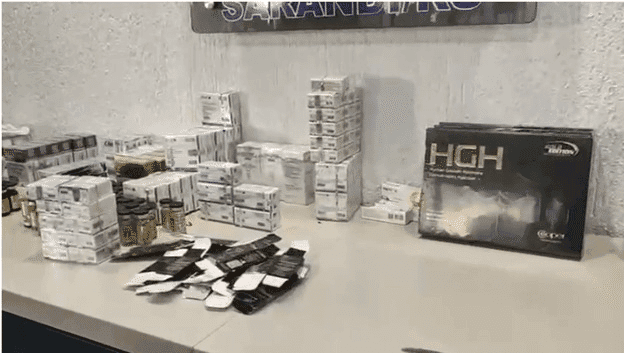 PRF apreende anabolizantes e canetas emagrecedoras de origem estrangeira em Sarandi