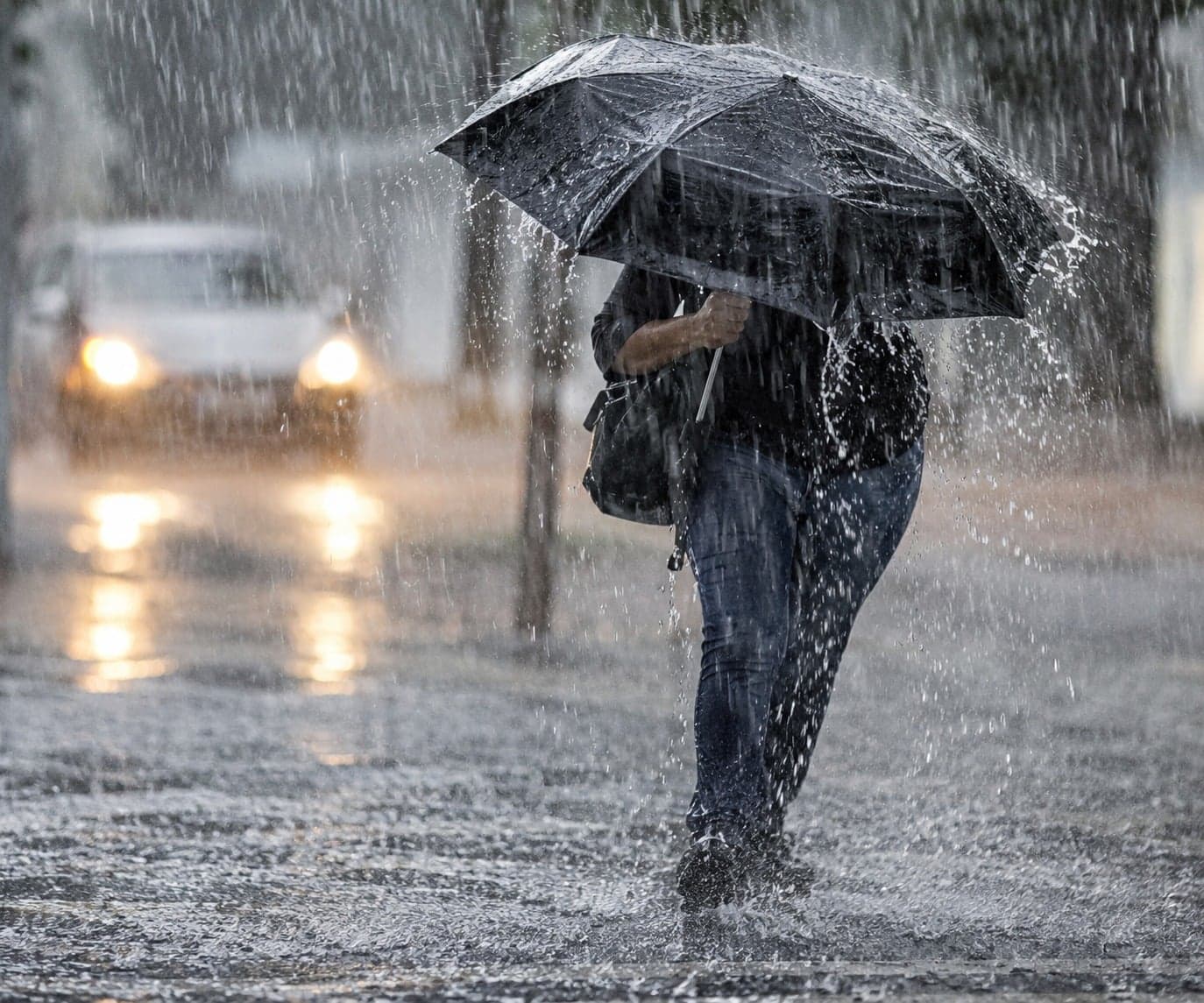 Previsão indica vários dias de chuva elevada no Sul 