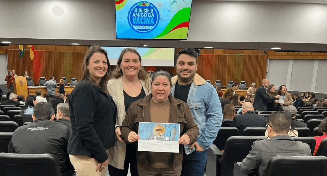 Rodeio Bonito conquista Selo Ouro Município Amigo da Vacina pelo segundo ano consecutivo