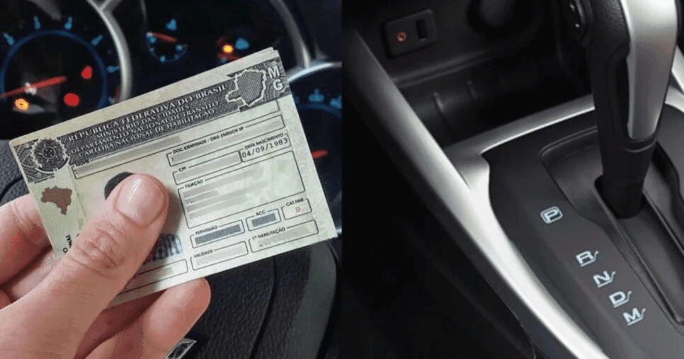 Projeto de lei sugere criar CNH separada para carros automáticos e manuais