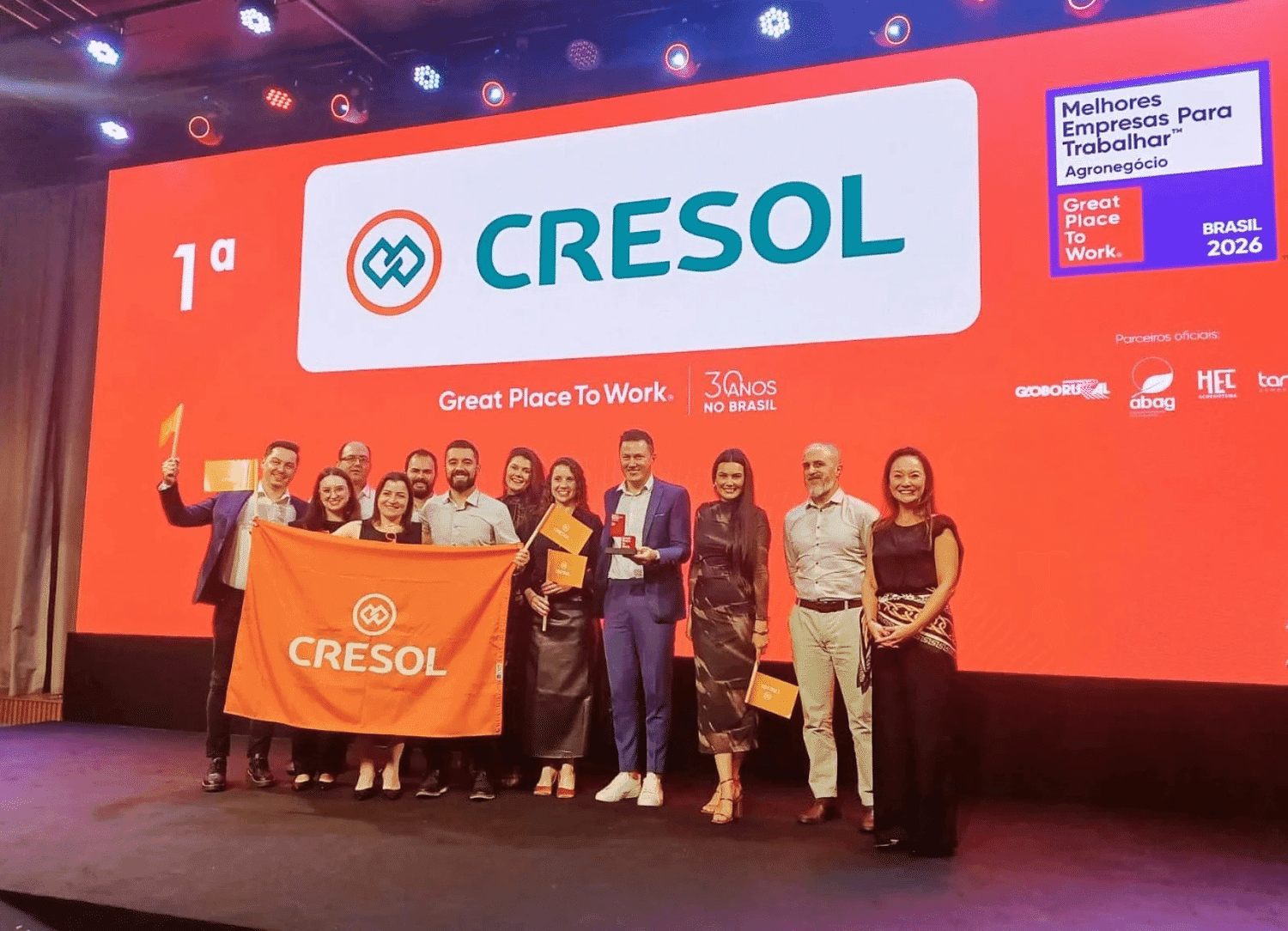 Cresol é eleita Melhor Empresa para Trabalhar no Agronegócio