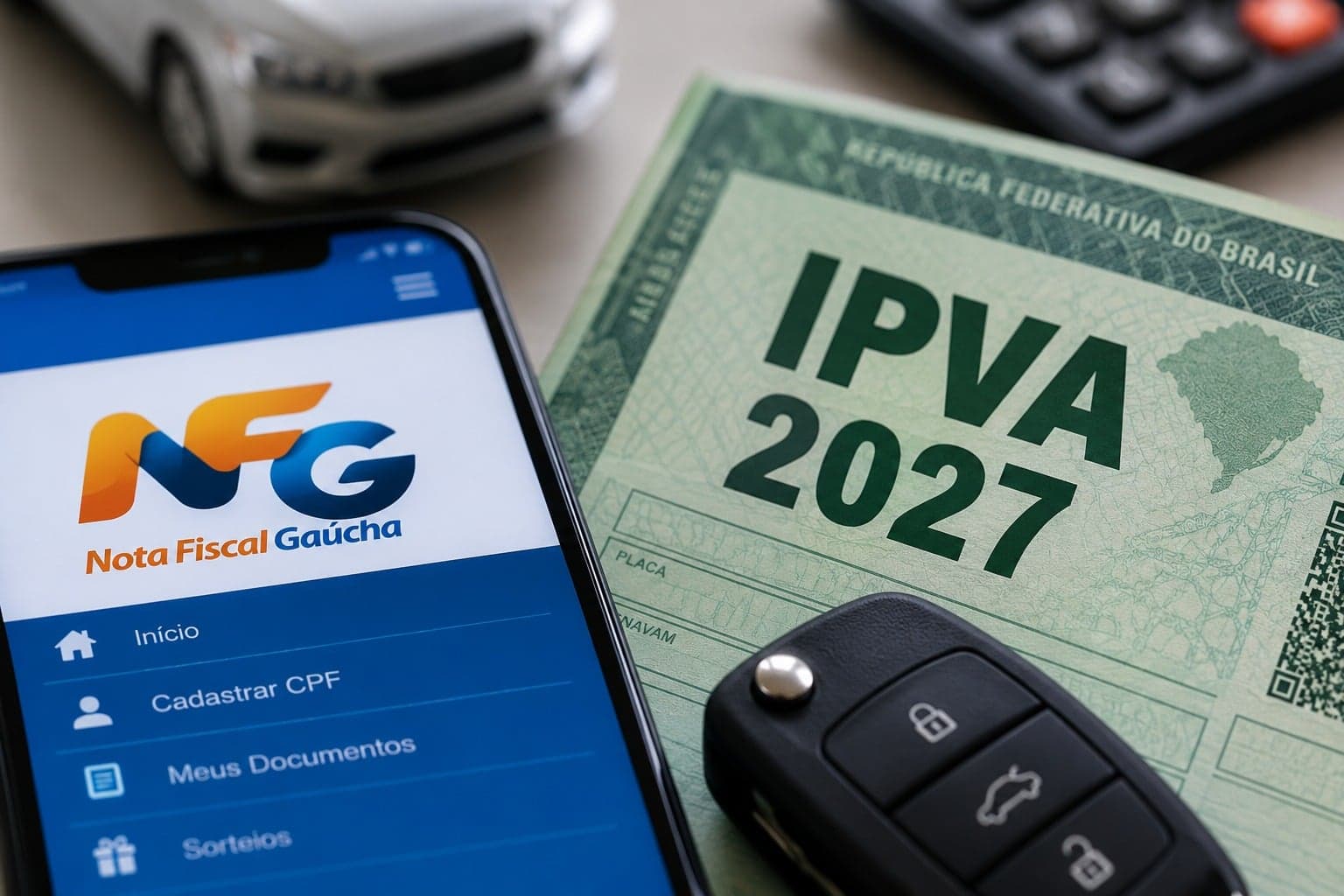 Prazo para garantir desconto no IPVA 2027 com notas fiscais termina no dia 31