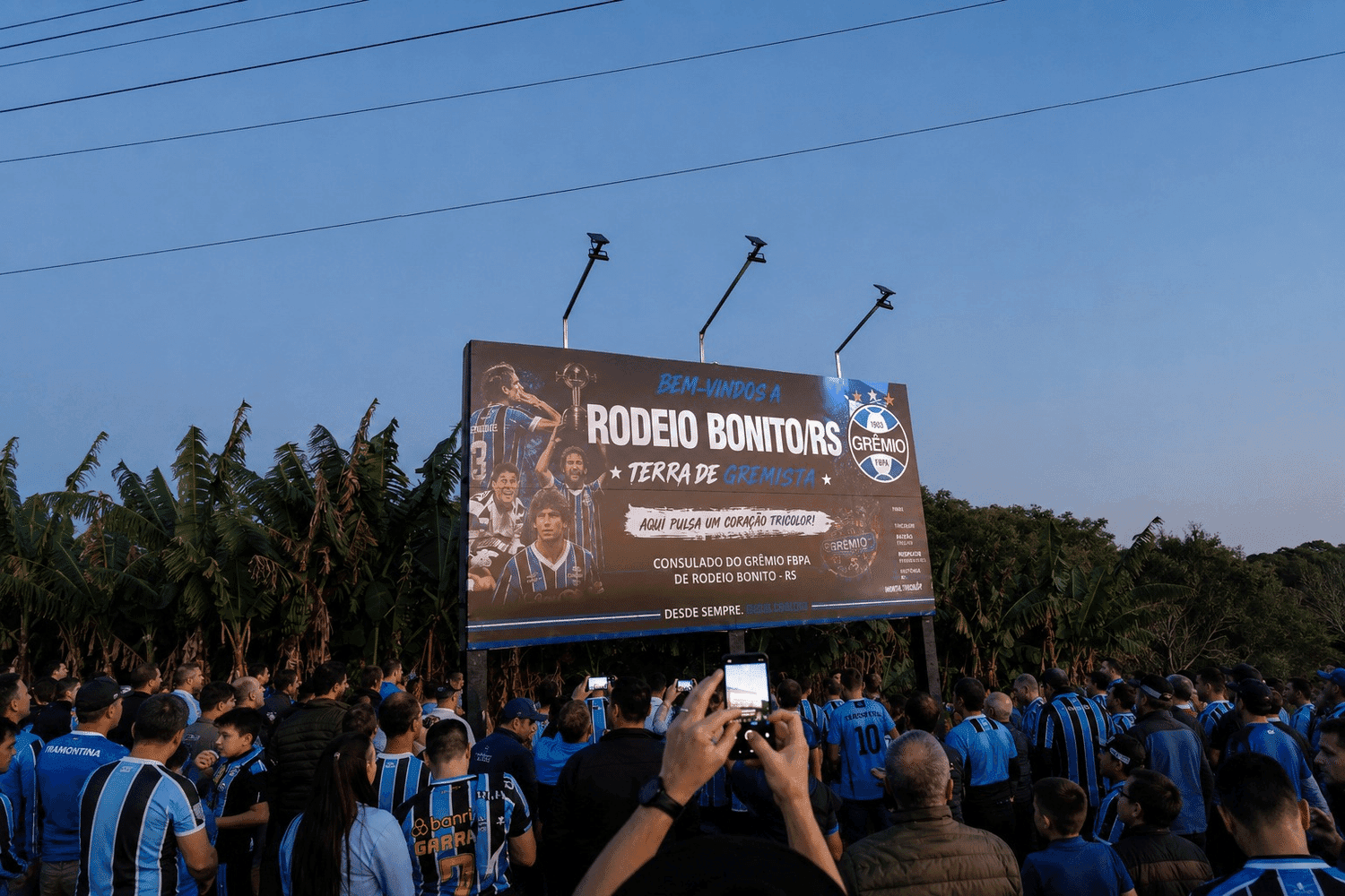 Consulado do Grêmio de Rodeio Bonito inaugura placa no município