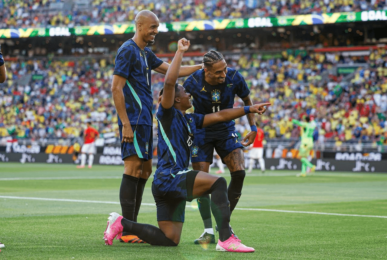 Brasil vence o Egito em amistoso antes de estreia na Copa do Mundo