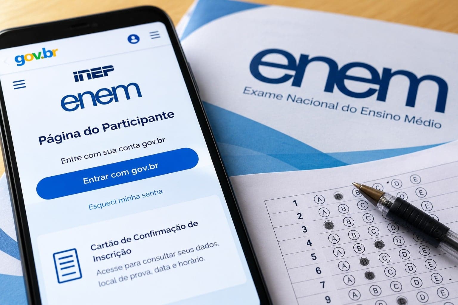 Inep divulga locais das provas do Enem 2026