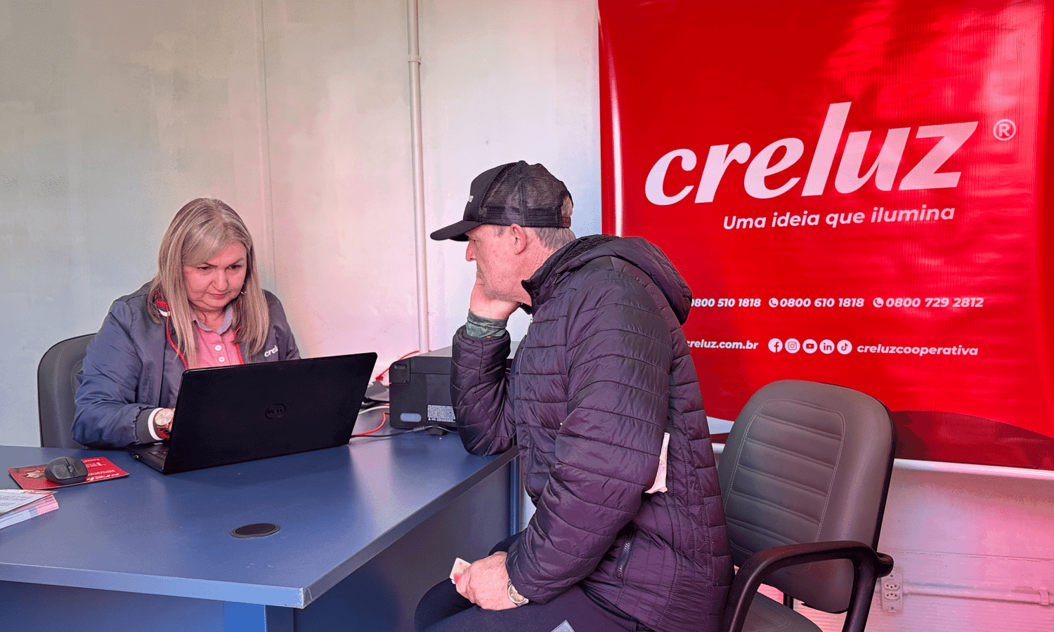 Creluz amplia atendimento presencial em Cerro Grande