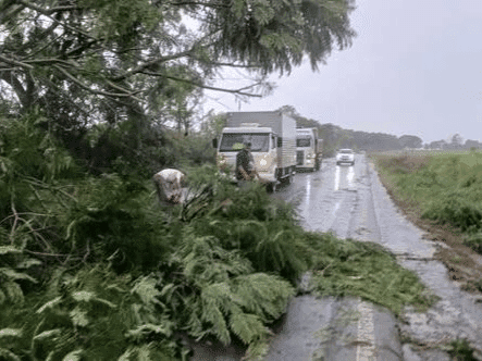 Possível microexplosão atinge região de Cruz Alta nesta quinta-feira
