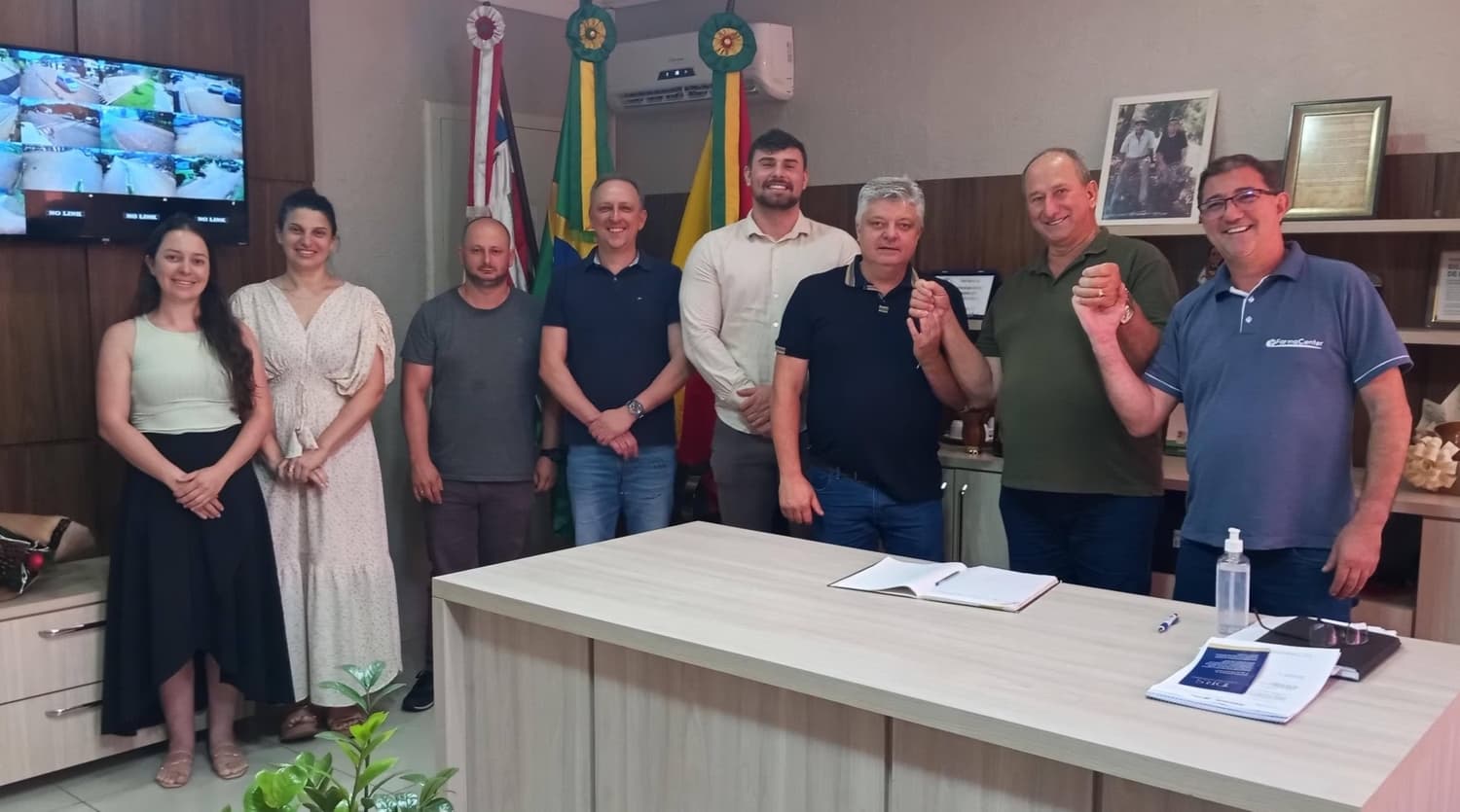 Antônio Guadagnin assume como prefeito em exercício em Liberato Salzano