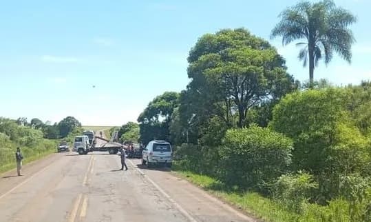 PRF atende acidente com óbito na BR-468