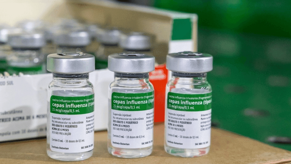 Estado deve receber mais 536 mil doses de vacinas contra a gripe