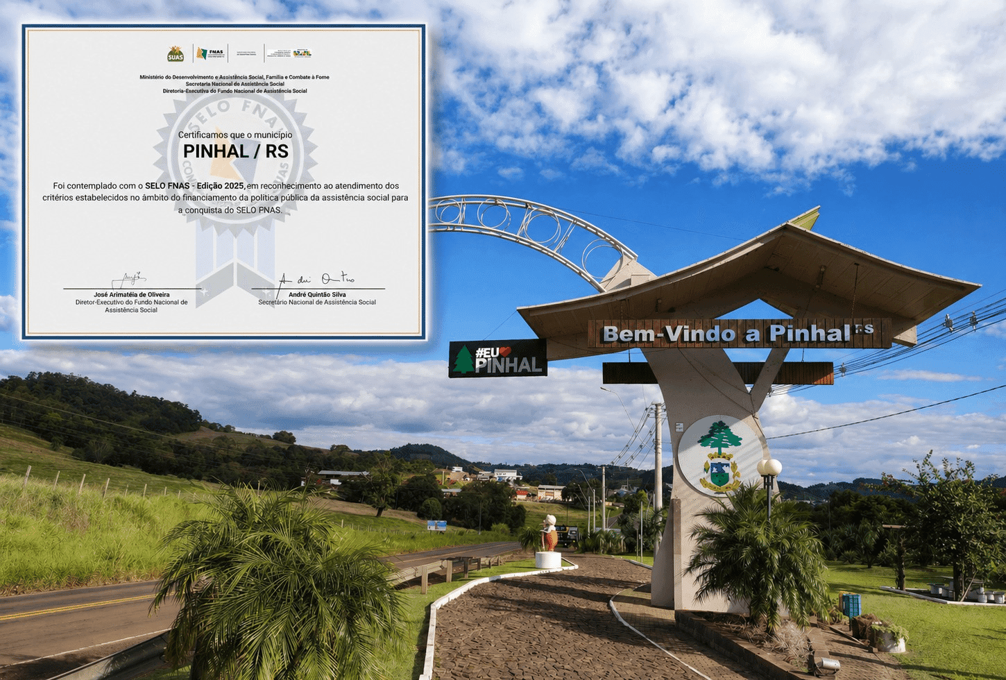 Pinhal conquista Selo FNAS de excelência na gestão da Assistência Social