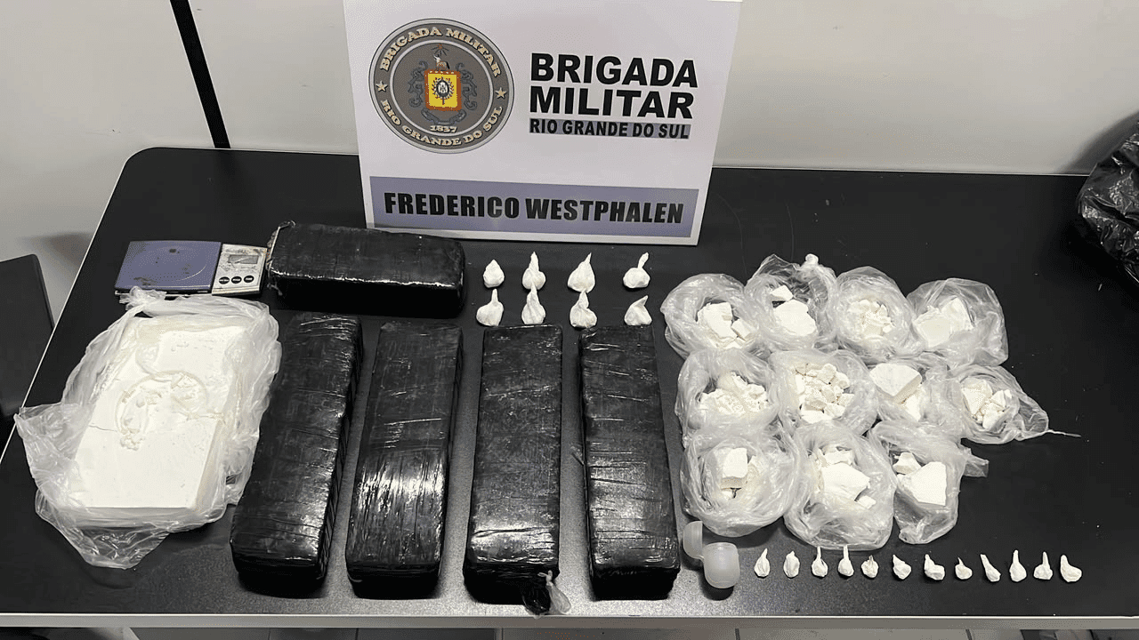 Jovem é preso por tráfico de drogas em Frederico Westphalen
