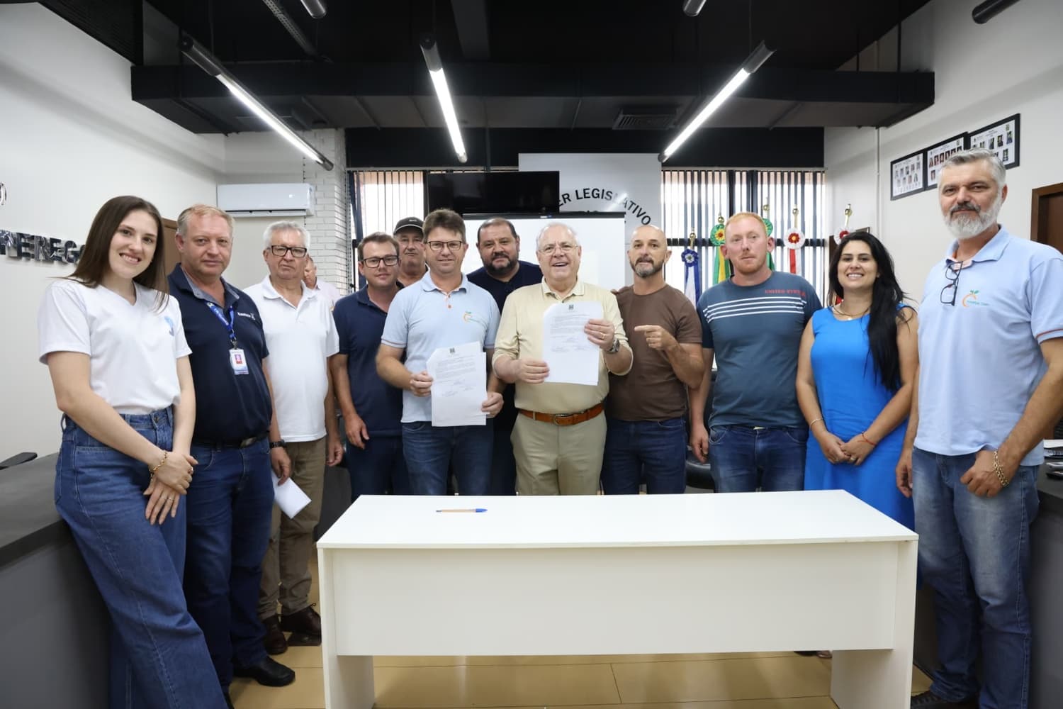 Liberato Salzano é contemplado com convênios para fortalecer a fruticultura e a produção leiteira