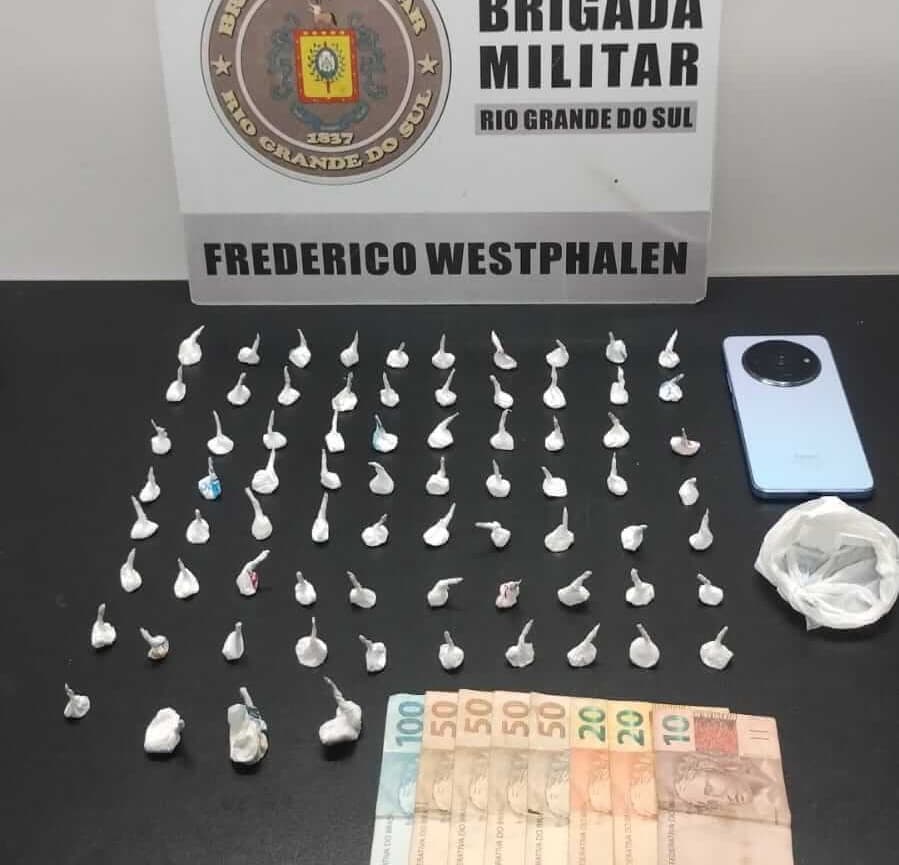 Homem é preso por tráfico de drogas em Frederico Westphalen 