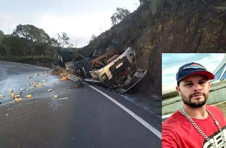 Caminhoneiro de Passo Fundo morre após acidente na pista da Rota do Sol