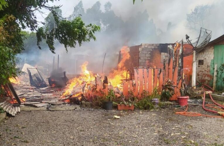 Idoso de 76 anos morre carbonizado em incêndio no interior de Santa Cruz do Sul