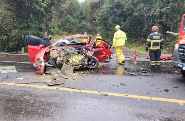 Duas vítimas fatais em trágico acidente na BR-386