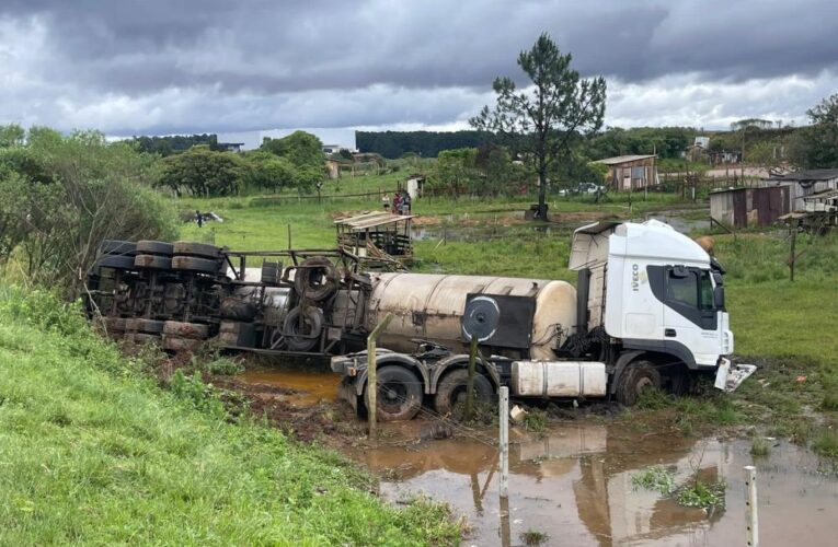 PRF atende acidente com morte na BR 285 em Passo Fundo