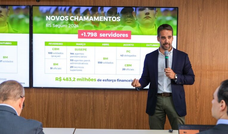 GOVERNO DO RS ANUNCIA CHAMAMENTO DE 1,7 MIL NOVOS SERVIDORES DA SEGURANÇA PÚBLICA.