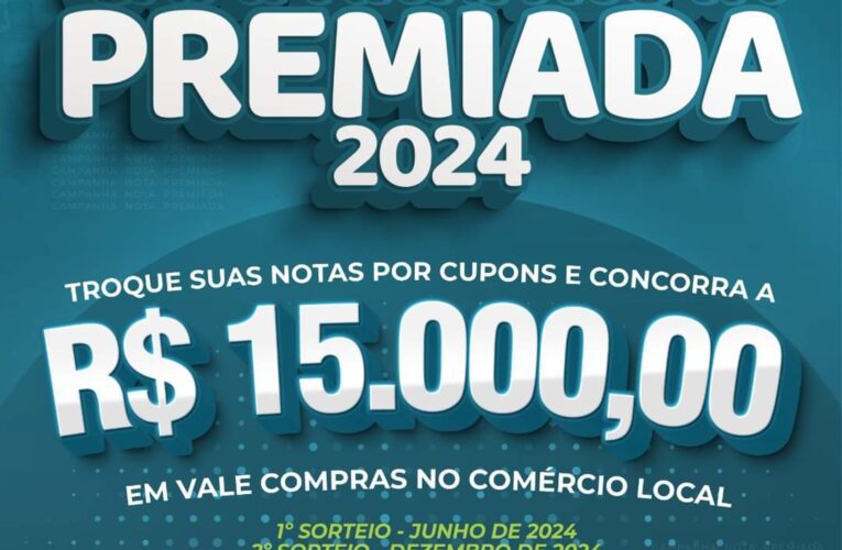 Realizado o primeiro sorteio da Campanha Nota Premiada em Cerro Grande