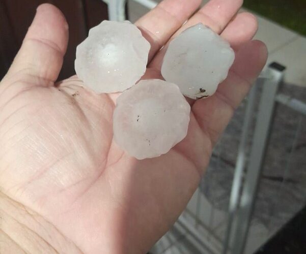 GRANIZO ATINGE MUNICÍPIOS DO NORTE DO RS